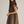 Black & Tan Gingham Ruffle Sleeve Mini Dress w Shirt-Style Neckline