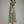 Olive Floral Print Puff Sleeve Midi Dress w Front Zipper Closure
