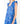 Flutter Sleeve Blue Floral Print Tiered Dress