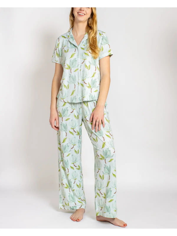 Audrey Sleep Pants Aqua/Multi