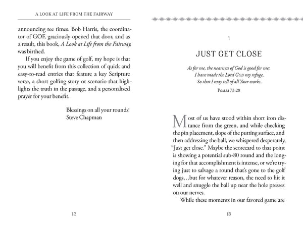A Look At Life from the Fairway, Book - Devotional