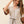 Striped Split Neck Contrast Trim Detail Midi Dress