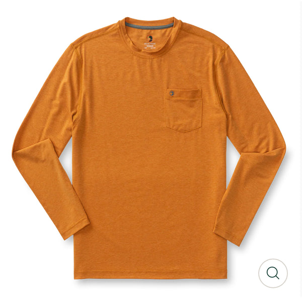 Windward Long Sleeve Performance T-Shirt - Harvest Spice