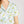Audrey Short Sleeve Button Up Sleep Shirt Aqua/Multi