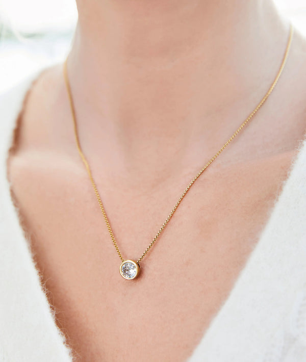 Lighthouse Necklace Cubic Zirconia 18''