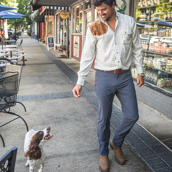 Huntsman Performance Twill Shooting Shirt - Frosted Almond