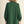 H Green Long Sleeves Lovely Solid Dress w Edge Accent