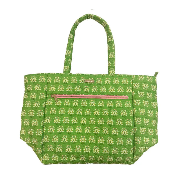 Rosemary Meadow Quilted Tote Bag