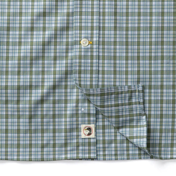 Performance Poplin Sport Shirt - Mossy Bark