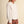 Off White Button Up Top with Scalloped Trim