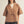 Taupe Half Sleeves Double-Breasted Short Coat