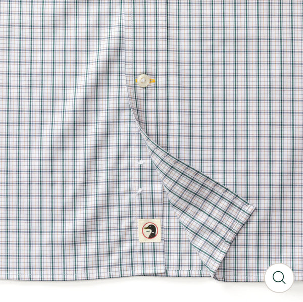 Performance Poplin Sport Shirt
Edison Plaid Forest Green