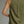 Olive Sleeveless Mini Dress w Contrast Piping