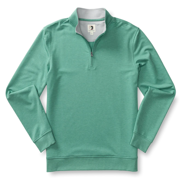 Dunmore Performance 1/4 Zip Pullover - Aspen Green Heather