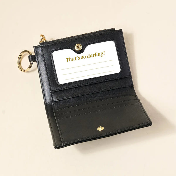 Luxe Pocket Wallet–Black