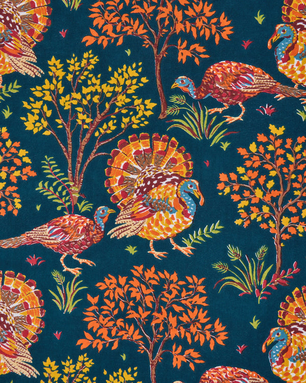 Lightweight Flannel PJ Pants in Turkey Trot