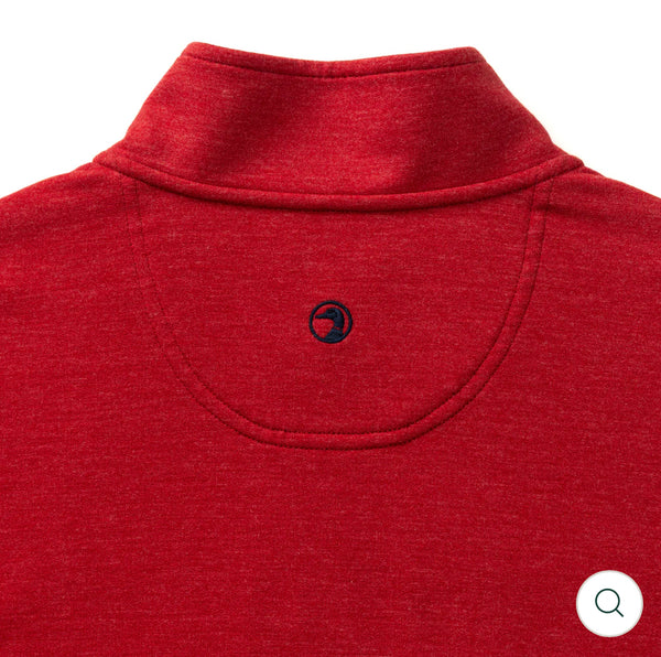 Dunmore Performance 1/4 Zip Pullover RIO RED HEATHER