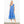 Flutter Sleeve Blue Floral Print Tiered Dress