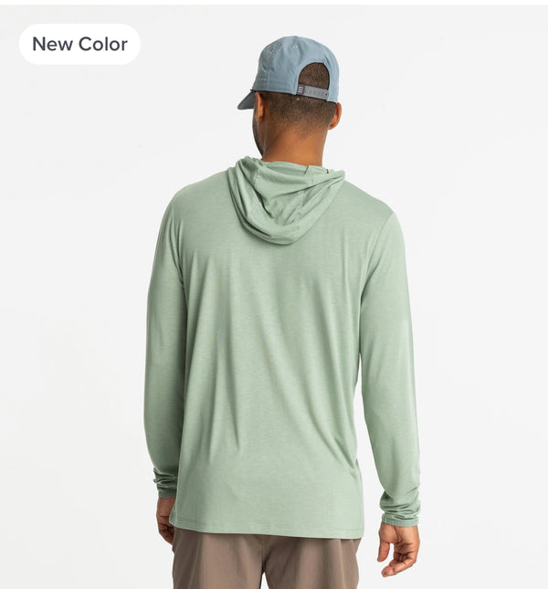 Men's Bamboo Lightweight Hoodie - Palm Green