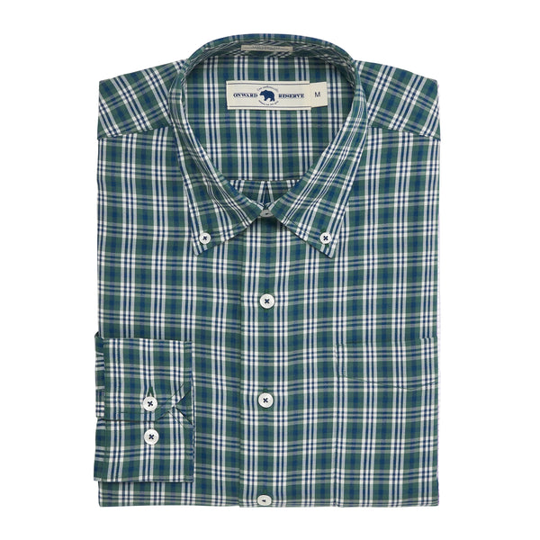 Cartridge Tailored Fit Brushed Performance Twill - Mallard Green