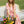 Addie Stripe Short Sleeve Button Up Sleep Shirt Pink/Multi
