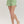 Green Gingham Print Shorts featuring Drawstring Waist
