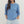 Solid Chambray Sleeve Knit Top