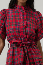 Arvada Plaid Cottonwood Mini Dress