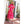 Floral Puff Sleeve Tiered Maxi Dress Pink