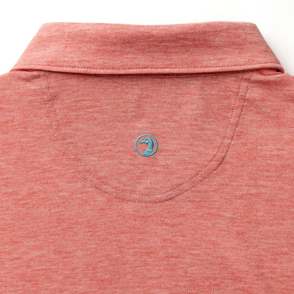 Summerford Performance Pique Polo - Classic Red Heather