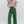 Emerald High-Waist Pants w Exposed Stitch Detail and Patch Pockets