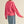 Candy Pink Pleated Sleeve Detail Sweater