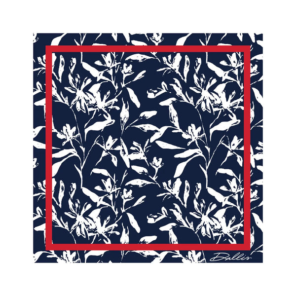 Navy + Red Gameday Scarf