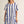 Blue Vertical Tie Dye Print Casual Dress