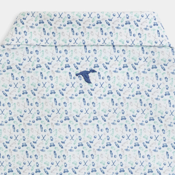 Green Bay Caddie's Choice Printed Performance Polo