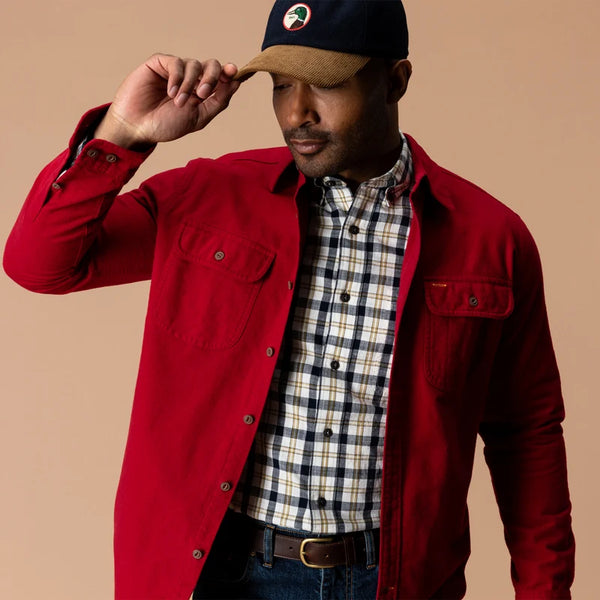 Moleskin Work Shirt - Rio Red