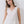 White Contrast Stitch Sleeveless V-Neck Top