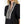 Puff Sleeve Embroidered Textured Dress in Black