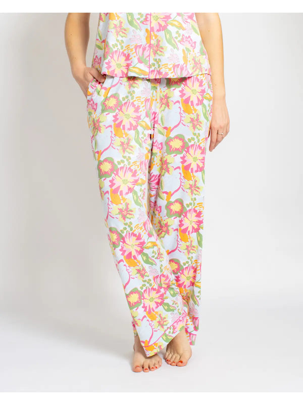 Summer Bouquet Sleep Pants Pink/Blue/Multi