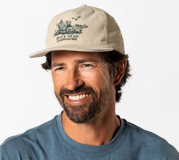 Corduroy Unstructured 5-Panel Hat - Stone