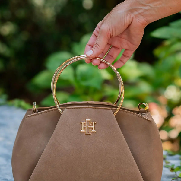 Brooks Bag with Rings Latte S