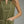 Olive Sleeveless Mini Dress w Contrast Piping