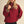 Rustic Red Bubble Hem Houndstooth Coat
