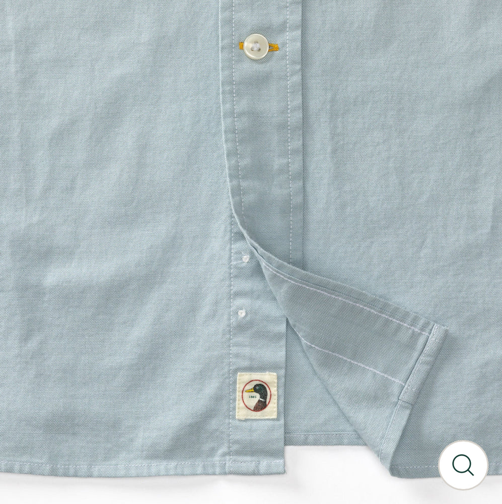 Cotton Oxford Sport Shirt: Seaboard Green