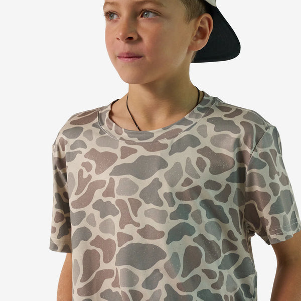 Youth Go To Tee - Classic Deer Camo