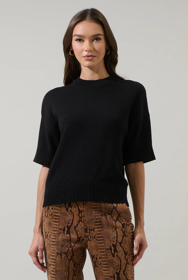 Novah Drop Shoulder Sweater Top
