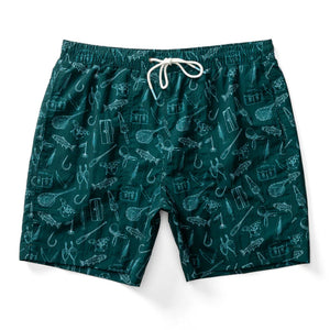 6" Sailport Swim Short - Midnight Teal