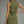 Olive Sleeveless Mini Dress w Contrast Piping