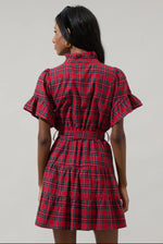 Arvada Plaid Cottonwood Mini Dress