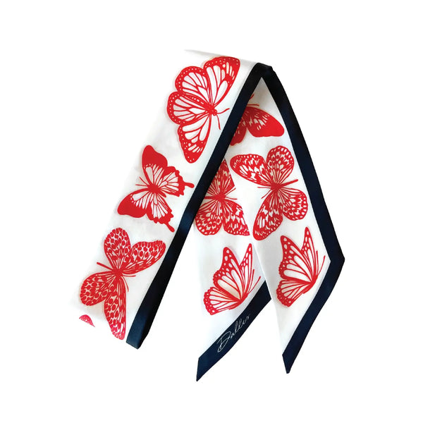 The Mariposa Twilly in Red & Black